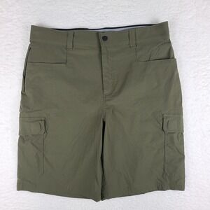 ORVIS Shorts Mens 36 Dark Green 10" Inseam Casual Cargo Pocket‎ Hiking Outdoor